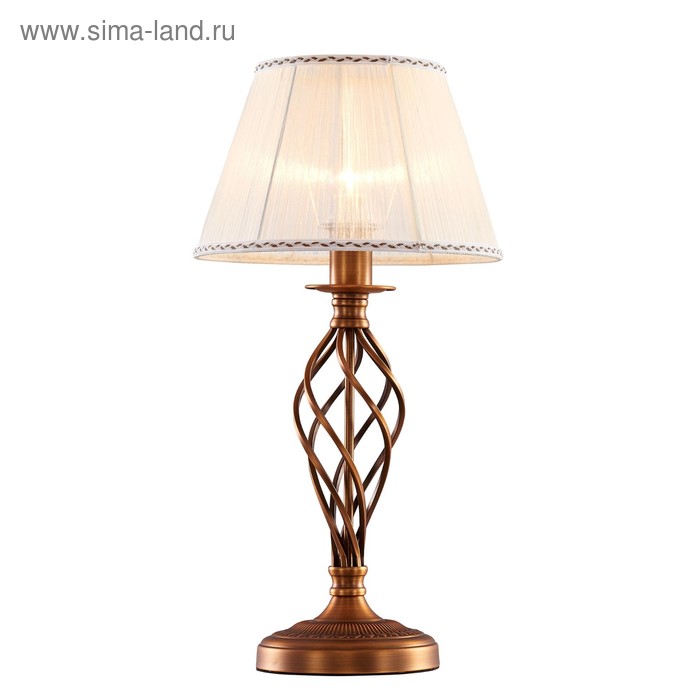 Настольная лампа "Ровена" 1x75Вт E27 бронза 32x32x50см
Настольная лампа "Ровена" 1x75Вт E27 бронза 32x32x50см