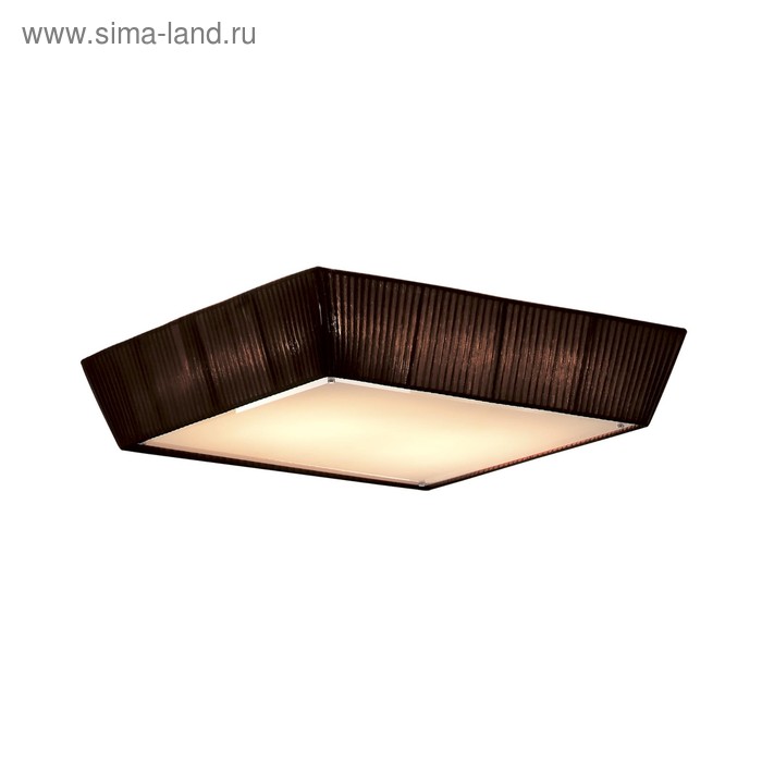 Светильник Flumineze 4x75Вт E27 шоколад 58x58x17см
Светильник Flumineze 4x75Вт E27 шоколад 58x58x17см