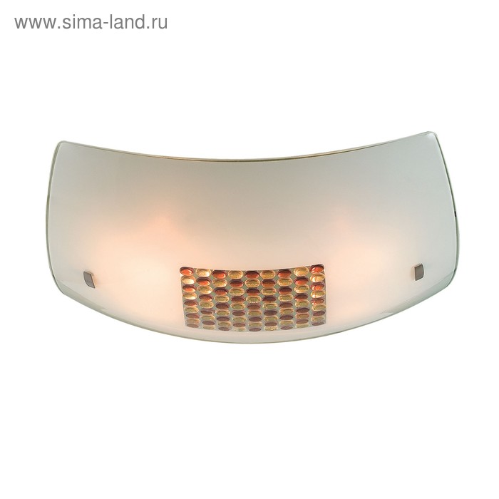 Светильник "Конфетти" 4x100Вт E27 кофе, желтый 51x51x16см