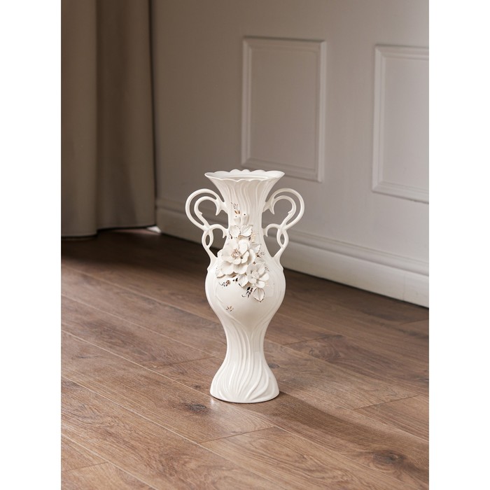 Ваза керамическая "Жасмин", напольная, лепка, золотистый декор, 40 см, микс
Ваза керамическая "Жасмин", напольная, лепка, золотистый декор, 40 см, микс