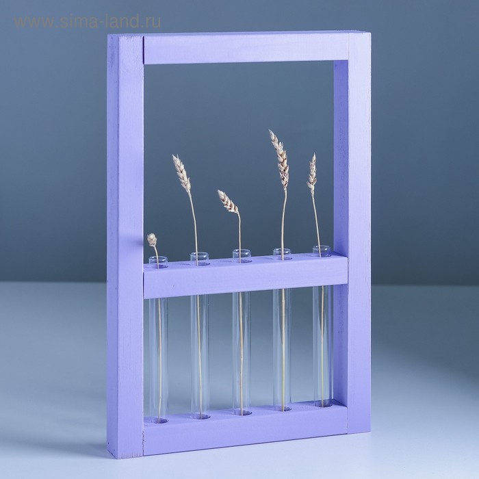 Рамка-ваза для цветов 30 х 45 см, сиреневая
Рамка-ваза для цветов 30 х 45 см, сиреневая