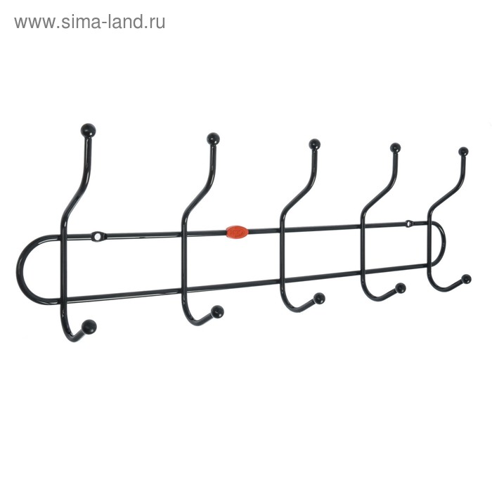 Вешалка настенная «Дружба», 3 крючка, цвет чёрный
Вешалка настенная «Дружба», 3 крючка, цвет чёрный