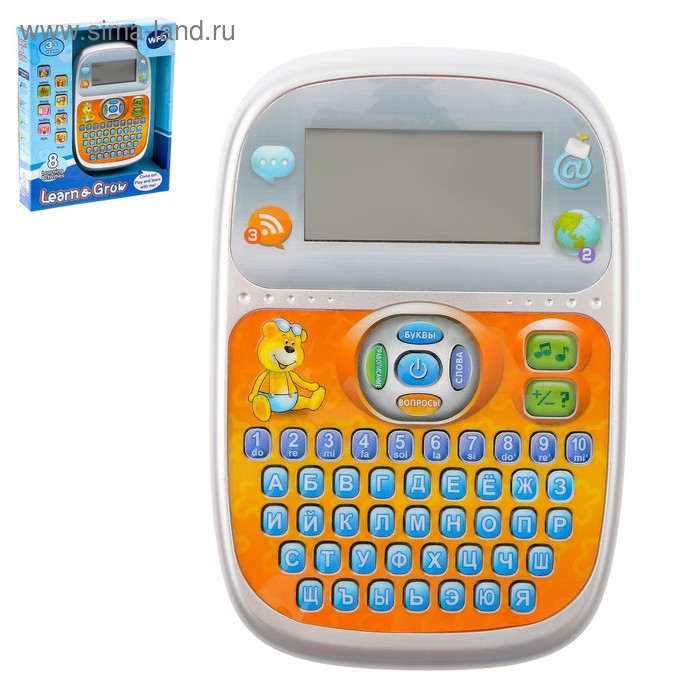 фото Обучающий планшет «весёлый мишка», 8 функций
