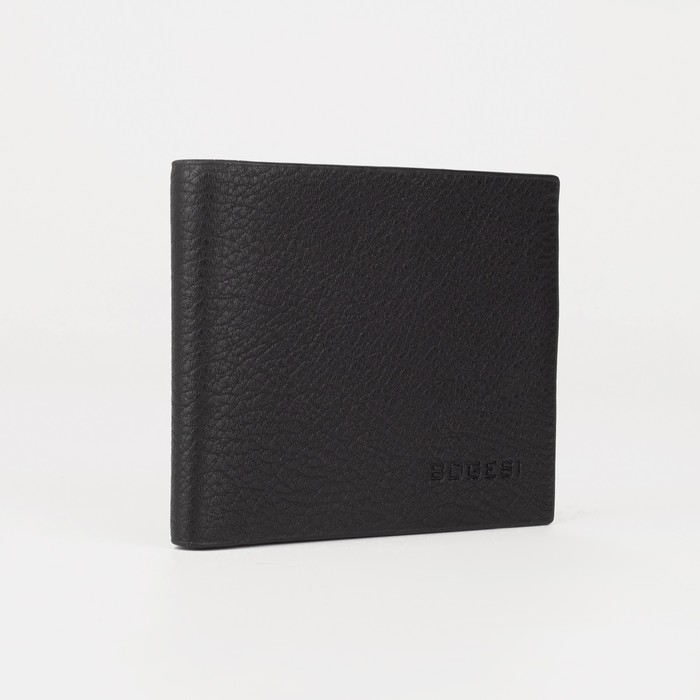 Портмоне без застёжки, для купюр, для карт, цвет чёрный
Портмоне без застёжки, для купюр, для карт, цвет чёрный