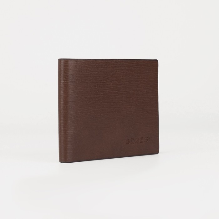 Портмоне без застёжки, для купюр, для карт, цвет коричневый
Портмоне без застёжки, для купюр, для карт, цвет коричневый