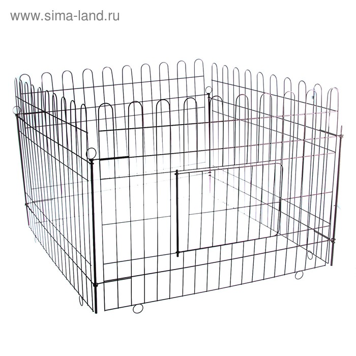 Вольер №2 разборный, 4 секции, 80 х 80 х 65 см
Вольер №2 разборный, 4 секции, 80 х 80 х 65 см