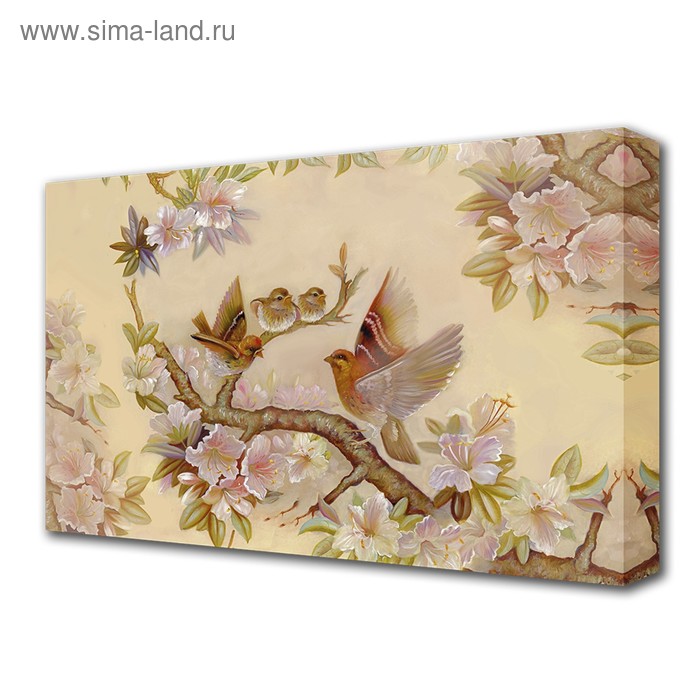 Картина на холсте "Птички на сакуре" 60*100 см
Картина на холсте "Птички на сакуре" 60*100 см