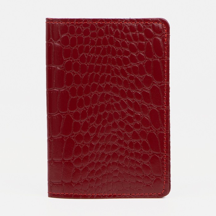 Обложка для паспорта, крокодил, цвет красный
Обложка для паспорта, крокодил, цвет красный