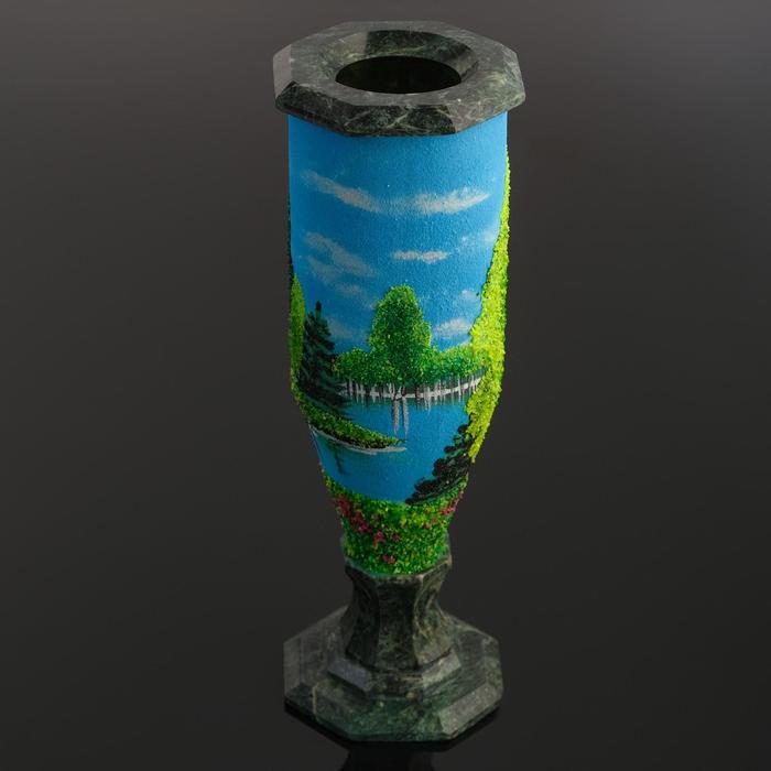 Ваза "Лето" змеевик, 27 х 9х9 см
Ваза "Лето" змеевик, 27 х 9х9 см