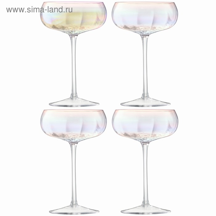 Набор из 4 бокалов-креманок Pearl, 300 мл
Набор из 4 бокалов-креманок Pearl, 300 мл