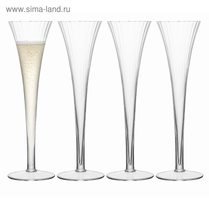 Набор из 4 бокалов-флейт для шампанского Aurelia, 200 мл
Набор из 4 бокалов-флейт для шампанского Aurelia, 200 мл