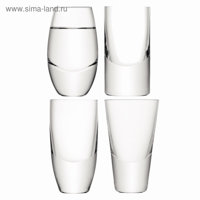Набор из 4 стопок для водки LuLu, 52-55 мл
Набор из 4 стопок для водки LuLu, 52-55 мл