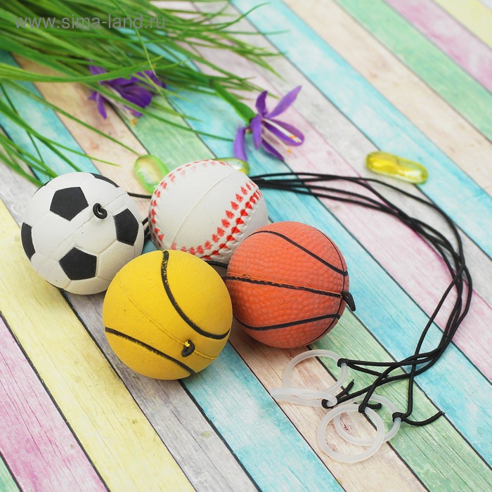 Мяч мягкий «Спорт», на резинке, 4,7 см
Мяч мягкий «Спорт», на резинке, 4,7 см