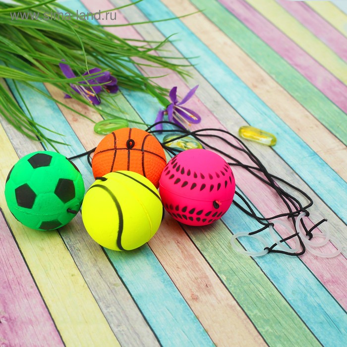 Мяч мягкий «Спортсмен», на резинке, 4,7 см
Мяч мягкий «Спортсмен», на резинке, 4,7 см