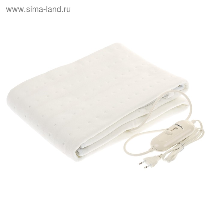 Электроодеяло FIRST FA-8120, 150х80 см, 60 Вт, 3 режима темп., 100% полиэстер, белый
Электроодеяло FIRST FA-8120, 150х80 см, 60 Вт, 3 режима темп., 100% полиэстер, белый