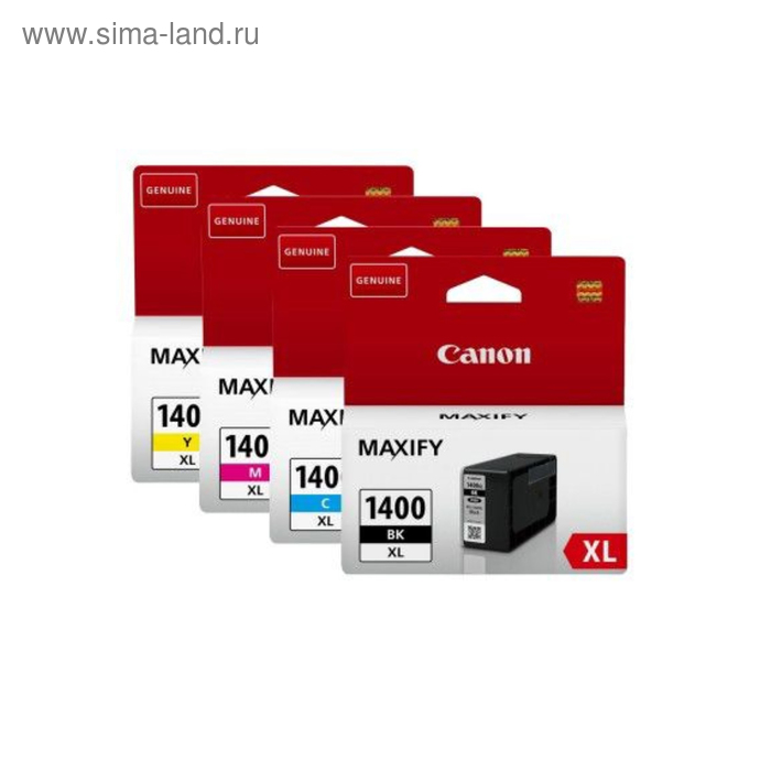 Набор картриджей, струйный Canon PGI-1400XL 9185B004 черный,голубой,пурпурный,желтый
Набор картриджей, струйный Canon PGI-1400XL 9185B004 черный,голубой,пурпурный,желтый