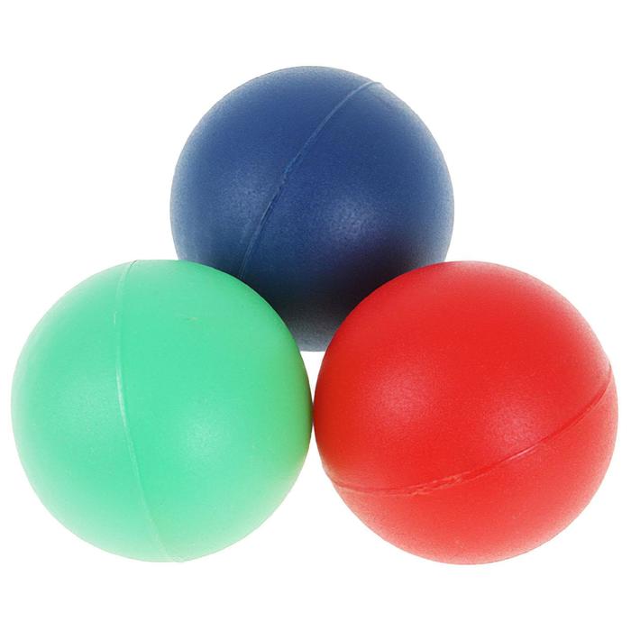 фото Набор мячей для детского бадминтона onlytop, 3 шт., цвет микс