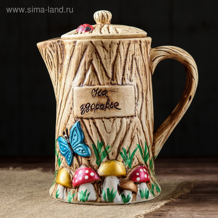 Кувшин "Пенёк", разноцветный, керамика, 2 л
Кувшин "Пенёк", разноцветный, керамика, 2 л