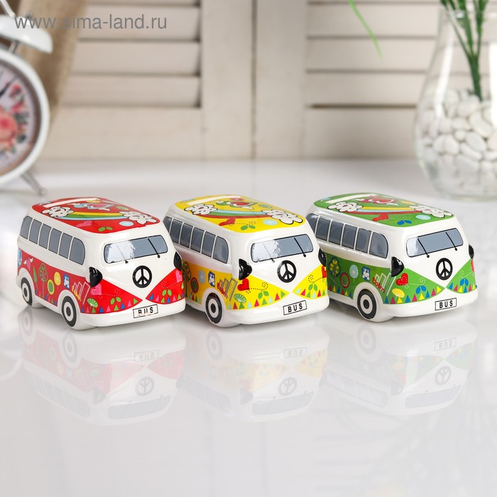 Копилка керамика "Весёлый автобус" МИКС 6х11х6,5 см
Копилка керамика "Весёлый автобус" МИКС 6х11х6,5 см