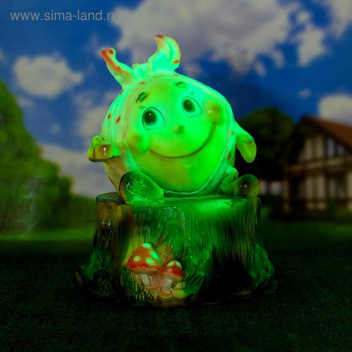 Светящаяся садовая фигура "Колобок на пеньке" 43х34х31см
Светящаяся садовая фигура "Колобок на пеньке" 43х34х31см