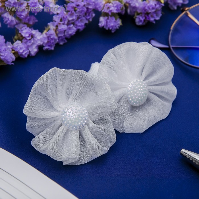 Резинка для волос "Первоклашка" (набор 2 шт) кружок перламутр, 5,5 см, белый
Резинка для волос "Первоклашка" (набор 2 шт) кружок перламутр, 5,5 см, белый