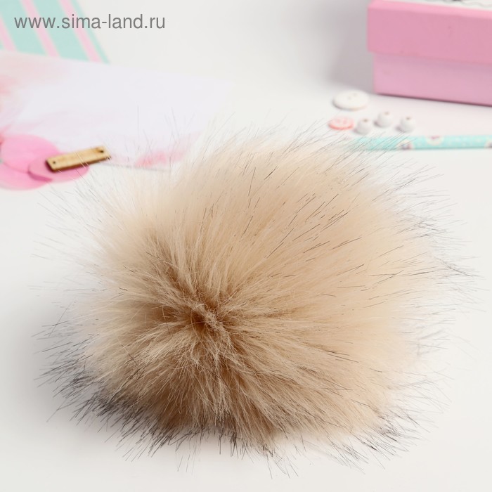Помпон искусственный мех песец 14см (т.бежевый)
Помпон искусственный мех песец 14см (т.бежевый)