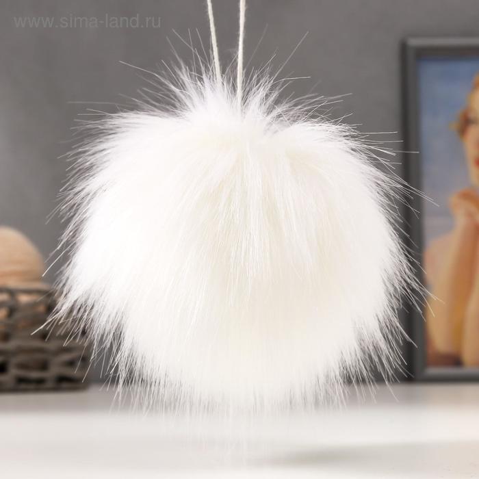 Помпон искусственный мех песец 14см (белый)
Помпон искусственный мех песец 14см (белый)