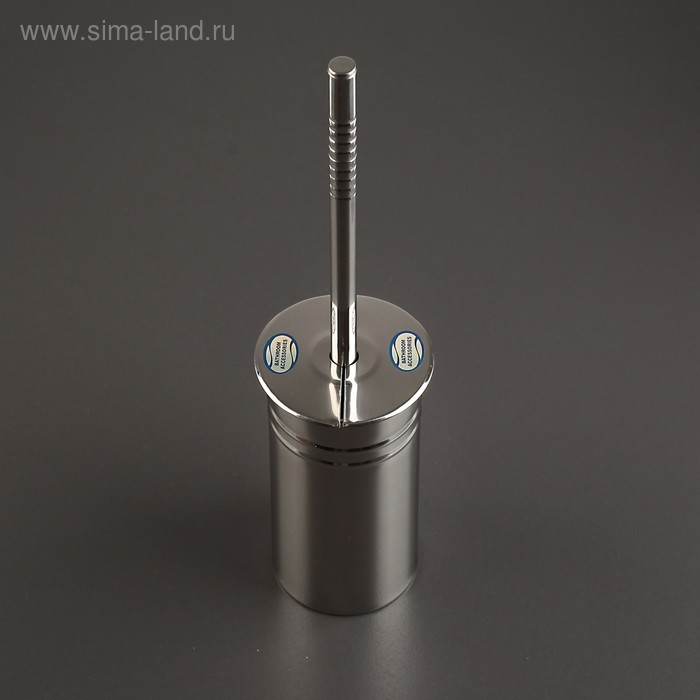 Ёршик для унитаза с подставкой, 9×9×39 см, цвет хром
Ёршик для унитаза с подставкой, 9×9×39 см, цвет хром