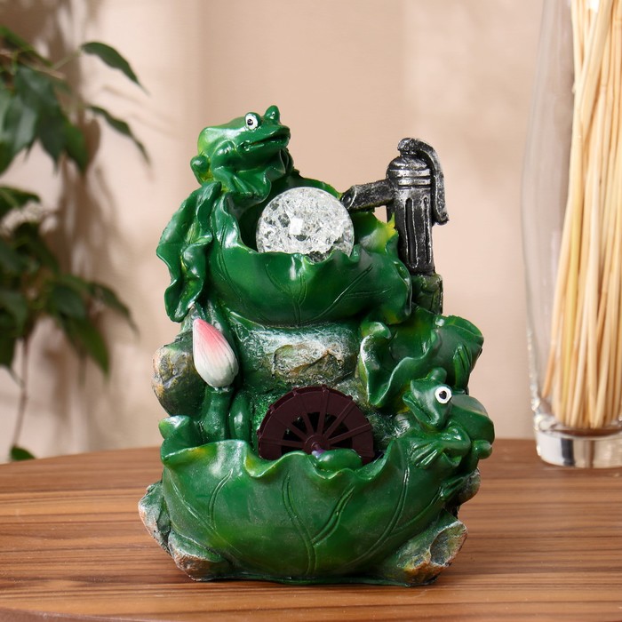 Фонтан "Лягушки-квакушки" 13х15х22 см (с подсветкой)
Фонтан "Лягушки-квакушки" 13х15х22 см (с подсветкой)
