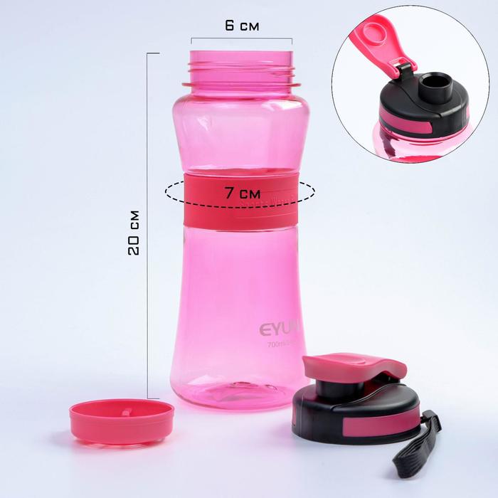 Бутылка 700 мл, 23 х 8 см,розовая 
Бутылка 700 мл, 23 х 8 см,розовая