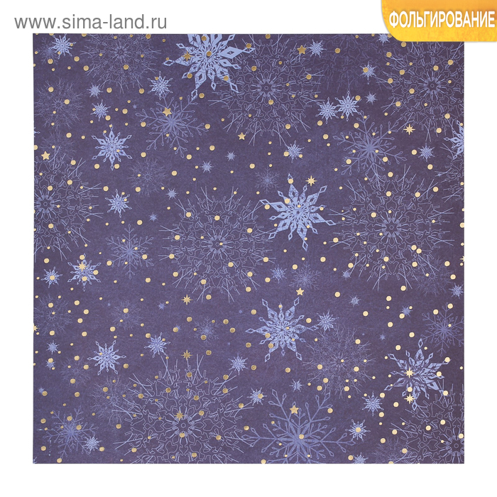 Бумага для скрапбукинга с фольгированием «Сияние ночи», 30.5 × 30.5 см, 250 г/м
Бумага для скрапбукинга с фольгированием «Сияние ночи», 30.5 × 30.5 см, 250 г/м