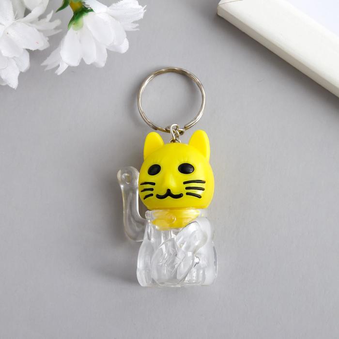 Фонарик свет на кольце "Кот манэки-нэко" МИКС мигает 5х3,5х2 см
Фонарик свет на кольце "Кот манэки-нэко" МИКС мигает 5х3,5х2 см