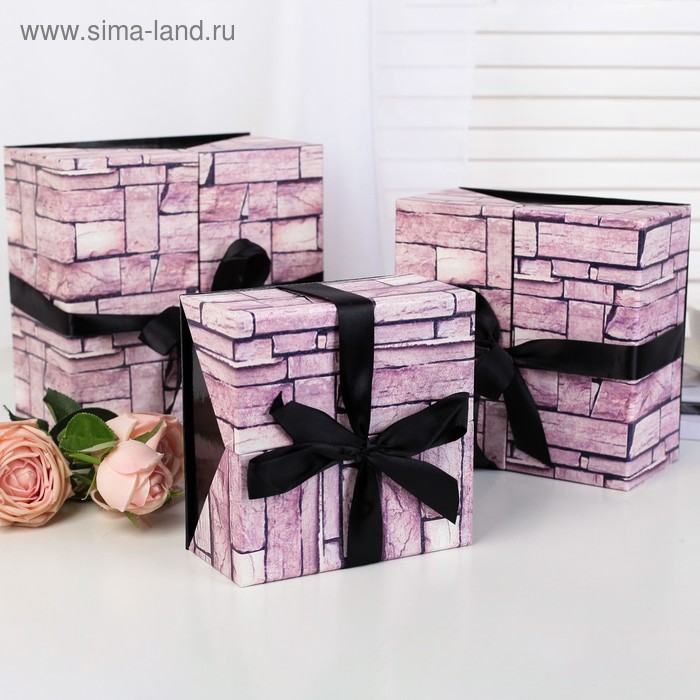 Набор коробок 3в1 "Фасад", кейс, 16х16х8 - 22х22х12 см
Набор коробок 3в1 "Фасад", кейс, 16х16х8 - 22х22х12 см