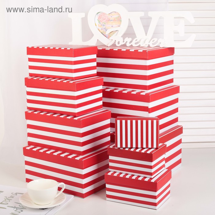 Набор коробок 10 в 1, 30 х 21 х 14,5 - 12 х 7,5 х 6,5 см
Набор коробок 10 в 1, 30 х 21 х 14,5 - 12 х 7,5 х 6,5 см