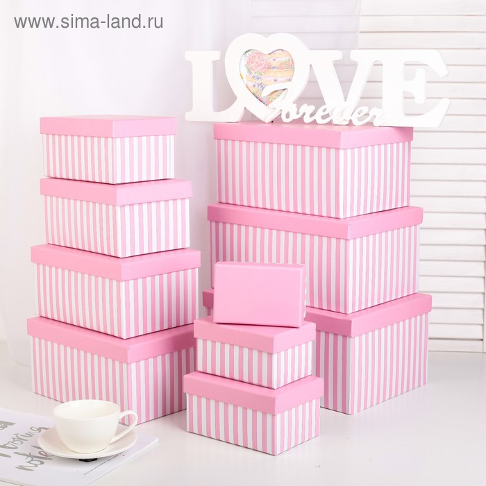 Набор коробок 10 в 1, 30 х 21 х 14,5 - 12 х 7,5 х 6,5 см
Набор коробок 10 в 1, 30 х 21 х 14,5 - 12 х 7,5 х 6,5 см