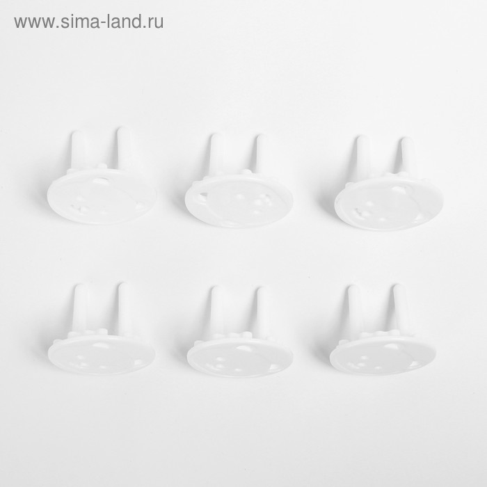 Заглушки для розеток, набор 6 шт.
Заглушки для розеток, набор 6 шт.