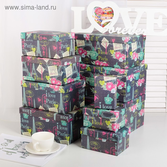 Набор коробок 10 в 1, 30 х 21 х 14,5 - 12 х 7,5 х 6,5 см
Набор коробок 10 в 1, 30 х 21 х 14,5 - 12 х 7,5 х 6,5 см