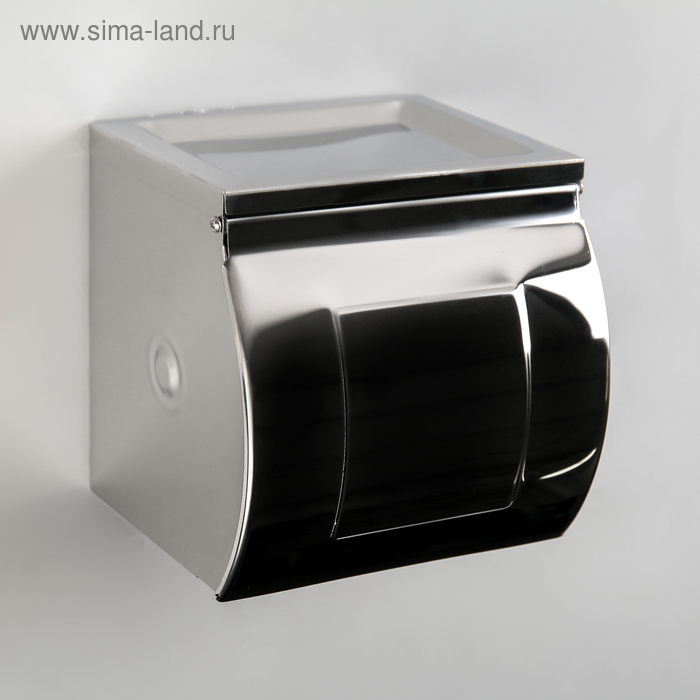 фото Держатель для туалетной бумаги зеркальный, с втулкой, с пепельницей 12×12.5×13 см