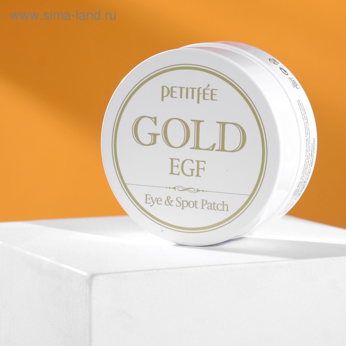 Патчи для глаз Gold EGF Eye Spot Petitfee, с золотыми частицами и фактором роста EGF, 60 шт. 
Патчи для глаз Gold EGF Eye Spot Petitfee, с золотыми частицами и фактором роста EGF, 60 шт.