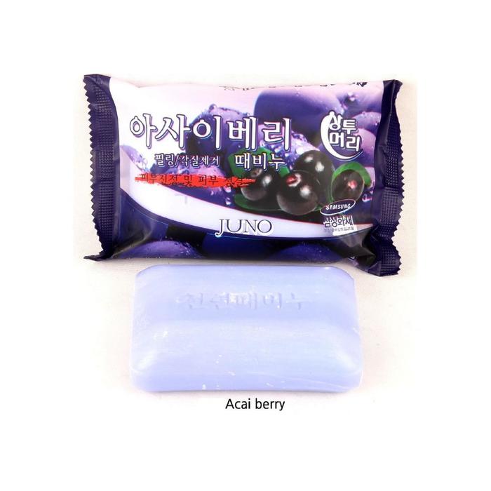 Мыло Juno «Отшелушивающее», с асаи, 150 г
Мыло Juno «Отшелушивающее», с асаи, 150 г