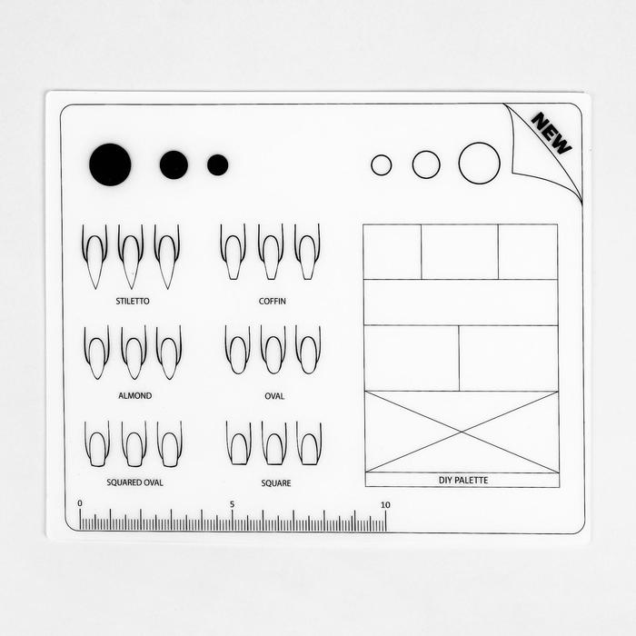 Коврик для маникюра, силиконовый, 15 × 18 см
Коврик для маникюра, силиконовый, 15 × 18 см