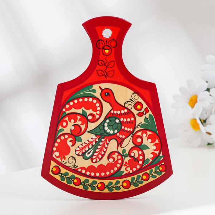 Досочка разделочная «Фигурная», 12×0,8×17 см, пучужская роспись 
Досочка разделочная «Фигурная», 12×0,8×17 см, пучужская роспись