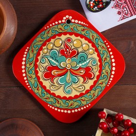 Подставка под горячее, 17×17 см, старый борок 
Подставка под горячее, 17×17 см, старый борок