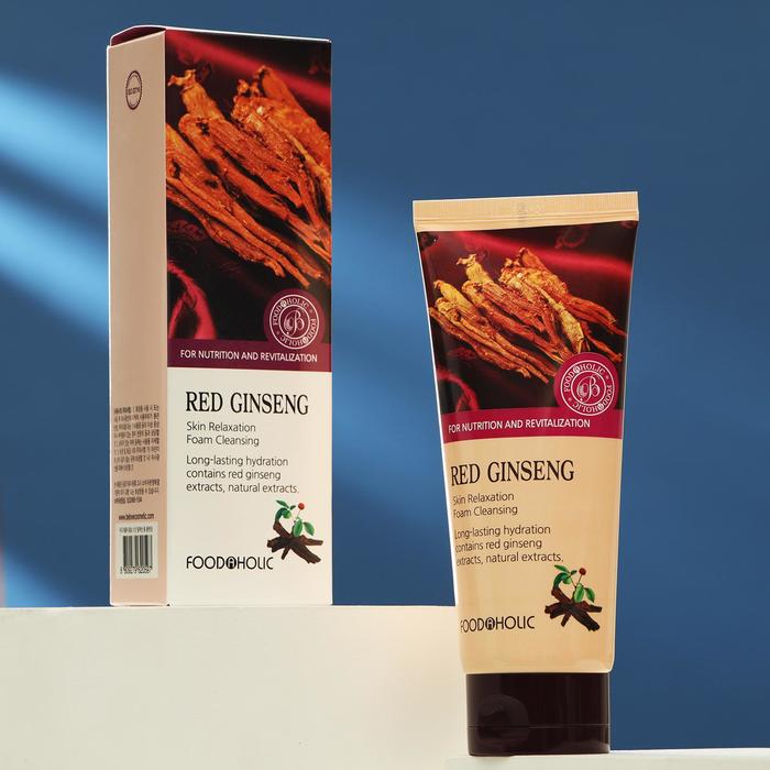Пенка для умывания FoodaHolic с экстрактом красного женьшеня, 180 мл
Пенка для умывания FoodaHolic с экстрактом красного женьшеня, 180 мл