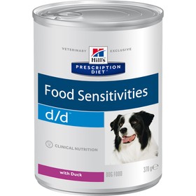 Влажный корм Hill's PD d/d Prescription Diet для собак при пищевой аллергии, утка, 370 г
Влажный корм Hill's PD d/d Prescription Diet для собак при пищевой аллергии, утка, 370 г
