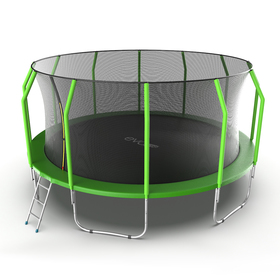 Батут EVO JUMP Cosmo, d=488 см, с внутренней защитной сеткой и лестницей, цвет зелёный
Батут EVO JUMP Cosmo, d=488 см, с внутренней защитной сеткой и лестницей, цвет зелёный