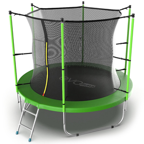 Батут EVO JUMP Internal 8 ft, d=244 см, с внутренней защитной сеткой и лестницей, зелёный
Батут EVO JUMP Internal 8 ft, d=244 см, с внутренней защитной сеткой и лестницей, зелёный