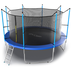 Батут EVO JUMP Internal 12 ft, d=366 см, с внутренней защитной сеткой и лестницей, синий
Батут EVO JUMP Internal 12 ft, d=366 см, с внутренней защитной сеткой и лестницей, синий