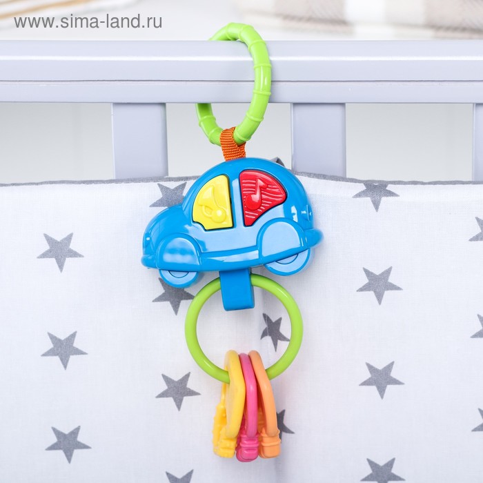 Подвеска музыкальная «Машинка» на кроватку/коляску цвета МИКС, 16 см.
Подвеска музыкальная «Машинка» на кроватку/коляску цвета МИКС, 16 см.