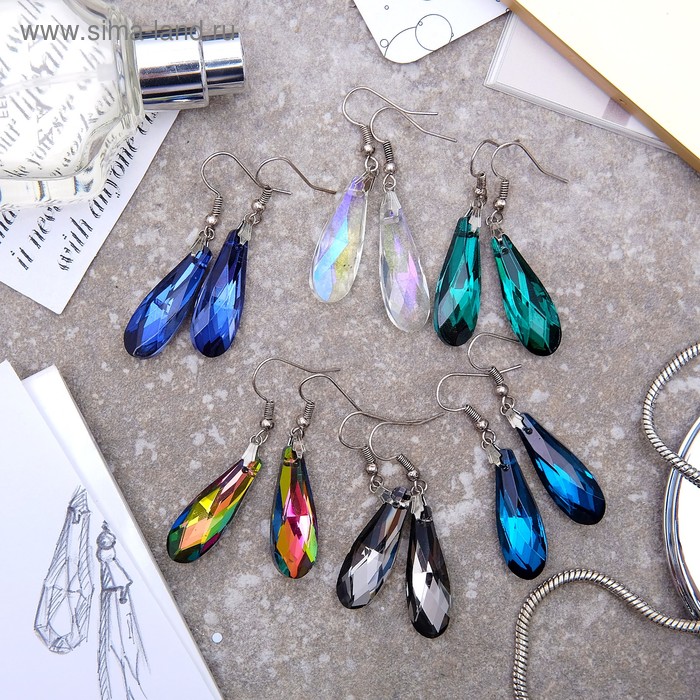 Серьги из стекла "Яркий день" капля, цвет МИКС
Серьги из стекла "Яркий день" капля, цвет МИКС